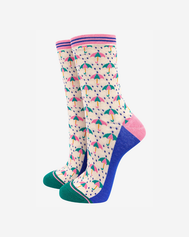 Umbrellas & Rain | Ladies Bamboo Socks