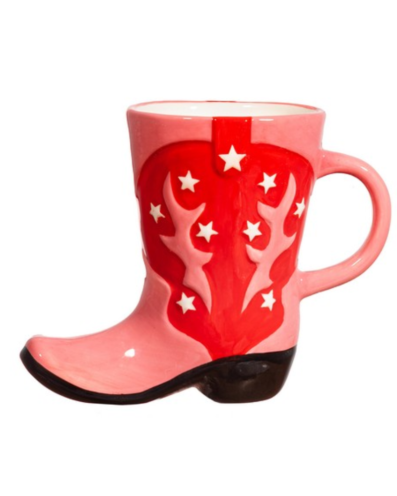 Cowboy Boot Shaped Mug