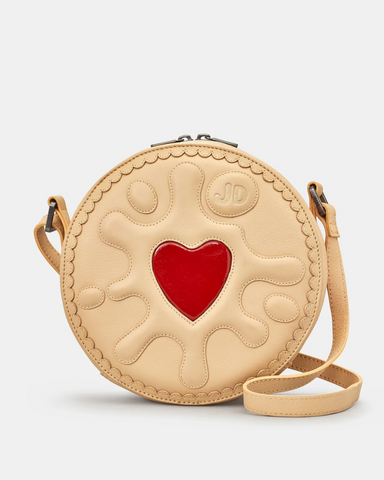 Jammy Dodger Real Leather Crossbody Bag