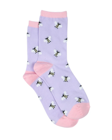 Bee Print | Ladies Bamboo Socks