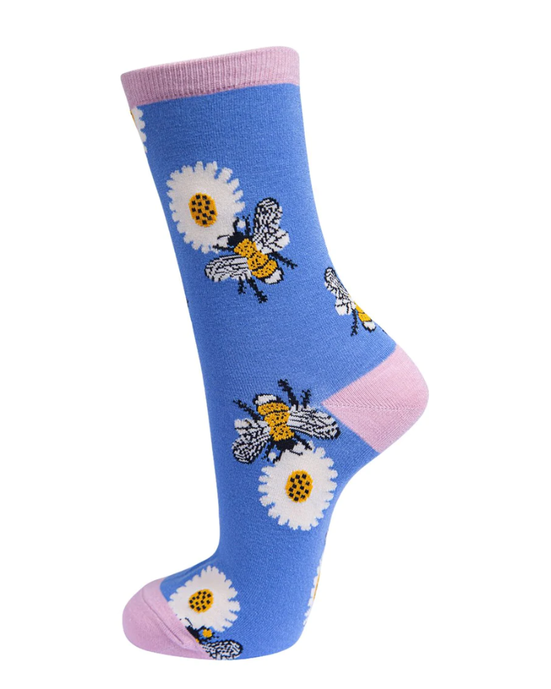 Bee Print | Ladies Bamboo Socks