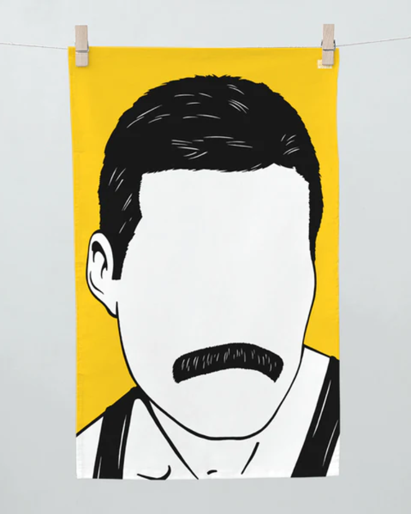 Freddie Mercury Tea Towel