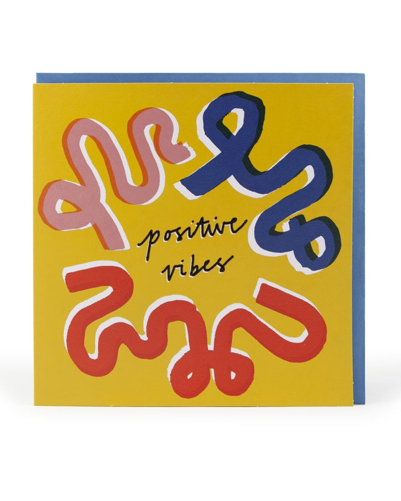 Positive Vibes Greeting Card